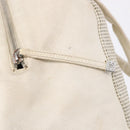 CHANEL COCO Mark Hand Bag Leather Ivory Silver CC Auth 192801-15