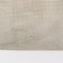 CHANEL COCO Mark Hand Bag Leather Ivory Silver CC Auth 192801-4