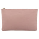 GUCCI Bamboo Clutch Bag Leather Outlet Pink Gold Tone 449653 Auth 192804A-2