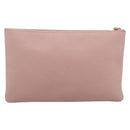 GUCCI Bamboo Clutch Bag Leather Outlet Pink Gold Tone 449653 Auth 192804A-3