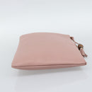 GUCCI Bamboo Clutch Bag Leather Outlet Pink Gold Tone 449653 Auth 192804A-5