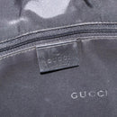 GUCCI Jackie Shoulder Bag Leather Black Silver 001.3355 Auth 192805-17
