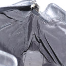 GUCCI Jackie Shoulder Bag Leather Black Silver 001.3355 Auth 192805-18