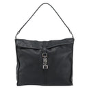 GUCCI Jackie Shoulder Bag Leather Black Silver 001.3355 Auth 192805-13