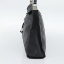 GUCCI Jackie Shoulder Bag Leather Black Silver 001.3355 Auth 192805-4