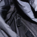GUCCI GG Canvas Backpack Black Silver 019.0352 Auth 192806-23