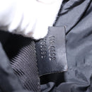 GUCCI GG Canvas Backpack Black Silver 019.0352 Auth 192806-26