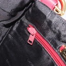 LOEWE Shoulder Bag Leather Red Gold Tone Auth 192808A-19