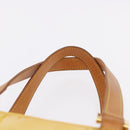 LOUIS VUITTON Monogram Vernis Columbus Tote Bag Lime Yellow M91047 Auth 192809-9