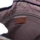 GUCCI GG Canvas Shoulder Bag Beige Silver 92551 Auth 192812-15
