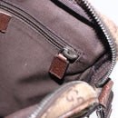 GUCCI GG Canvas Shoulder Bag Beige Silver 92551 Auth 192812-19