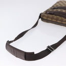 GUCCI GG Canvas Shoulder Bag Beige Silver 92551 Auth 192812-7