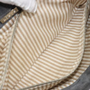 LOEWE Tote Bag Suede Gray Silver Auth 192813-23