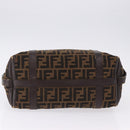 FENDI Zucca Canvas Tote Bag Brown Auth 192814-10