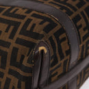 FENDI Zucca Canvas Tote Bag Brown Auth 192814-11