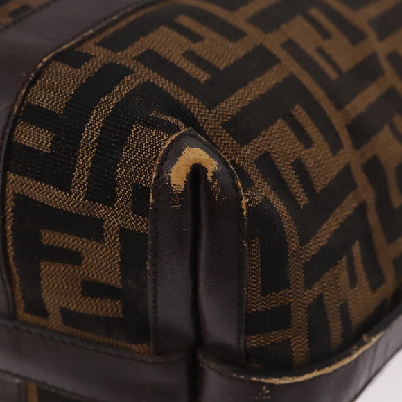 FENDI Zucca Canvas Tote Bag Brown Auth 192814