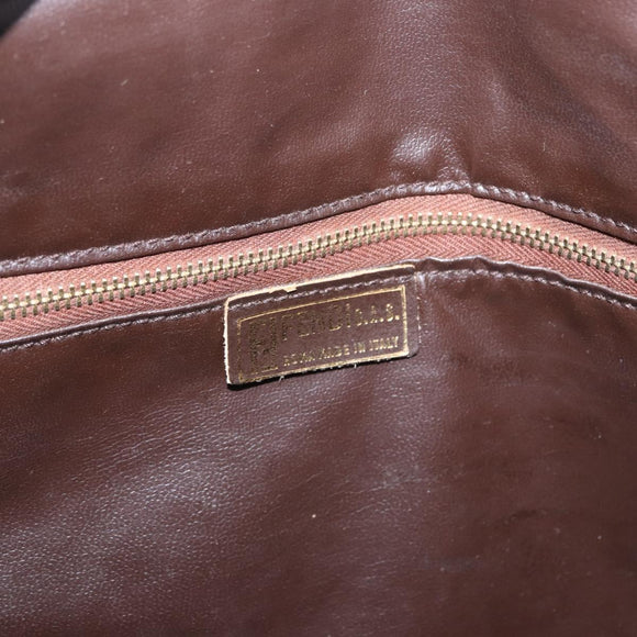 FENDI Zucca Canvas Tote Bag Brown Auth 192814