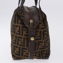 FENDI Zucca Canvas Tote Bag Brown Auth 192814-6
