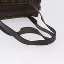 FENDI Zucca Canvas Tote Bag Brown Auth 192814-8