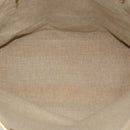 CELINE Tote Bag Suede Gold Auth 192815A-15