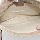 GUCCI GG Supreme Shoulder Bag PVC Leather Pink Gold Tone Auth 192818-16