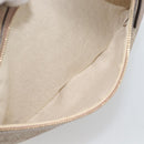 GUCCI GG Supreme Shoulder Bag PVC Leather Pink Gold Tone Auth 192818-20