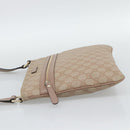GUCCI GG Supreme Shoulder Bag PVC Leather Pink Gold Tone Auth 192818-4