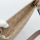 GUCCI GG Supreme Shoulder Bag PVC Leather Pink Gold Tone Auth 192818-6