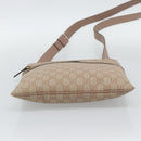 GUCCI GG Supreme Shoulder Bag PVC Leather Pink Gold Tone Auth 192818-9
