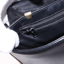 CELINE Horse Carriage Shoulder Bag Leather Black Gold Tone Auth 192821A-22