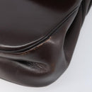 Christian Dior Hand Bag Calf Skin 2way Brown Gold Tone Auth 192824A-15