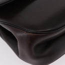 Christian Dior Hand Bag Calf Skin 2way Brown Gold Tone Auth 192824A-12