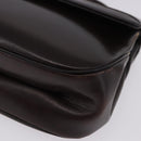 Christian Dior Hand Bag Calf Skin 2way Brown Gold Tone Auth 192824A-13