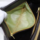 Christian Dior Hand Bag Calf Skin 2way Brown Gold Tone Auth 192824A-25
