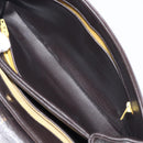 Christian Dior Hand Bag Calf Skin 2way Brown Gold Tone Auth 192824A-12