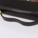 Christian Dior Hand Bag Calf Skin 2way Brown Gold Tone Auth 192824A-7