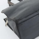 LOEWE Hand Bag Leather Gray Silver Auth 192826A-14