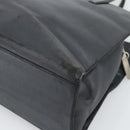 LOEWE Hand Bag Leather Gray Silver Auth 192826A-15