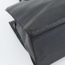 LOEWE Hand Bag Leather Gray Silver Auth 192826A-16