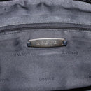 LOEWE Hand Bag Leather Gray Silver Auth 192826A-17