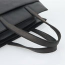 LOEWE Hand Bag Leather Gray Silver Auth 192826A-7