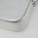 BALENCIAGA Everyday Shoulder Bag Leather Silver 552372 Auth 192828A-17