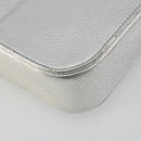 BALENCIAGA Everyday Shoulder Bag Leather Silver 552372 Auth 192828A-9