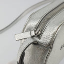 BALENCIAGA Everyday Shoulder Bag Leather Silver 552372 Auth 192828A-10