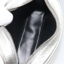 BALENCIAGA Everyday Shoulder Bag Leather Silver 552372 Auth 192828A-11