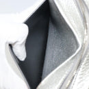 BALENCIAGA Everyday Shoulder Bag Leather Silver 552372 Auth 192828A-21