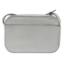 BALENCIAGA Everyday Shoulder Bag Leather Silver 552372 Auth 192828A-2