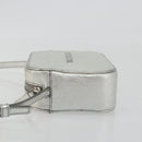 BALENCIAGA Everyday Shoulder Bag Leather Silver 552372 Auth 192828A-4
