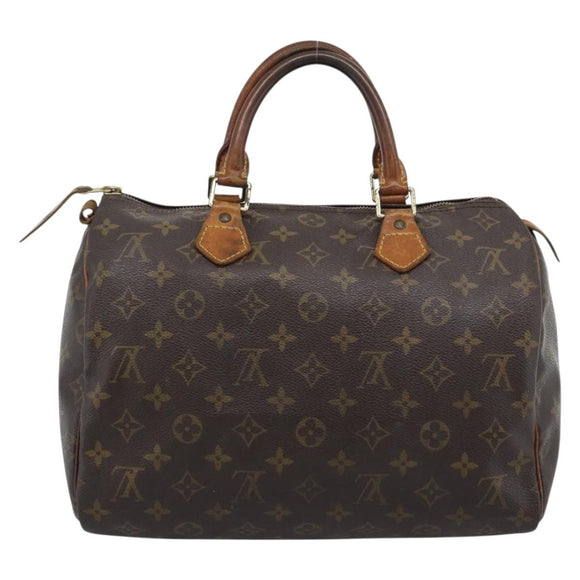 LOUIS VUITTON Monogram Speedy 30 Hand Bag M41526 LV Auth 192832