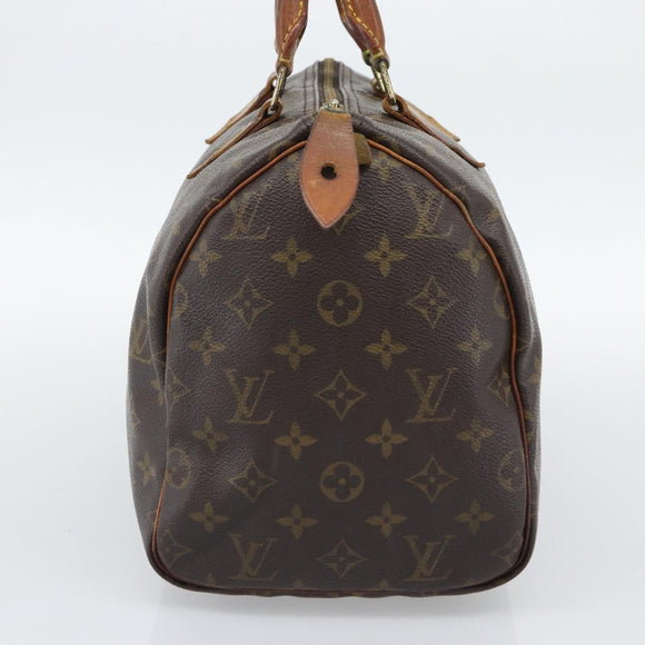 LOUIS VUITTON Monogram Speedy 30 Hand Bag M41526 LV Auth 192832